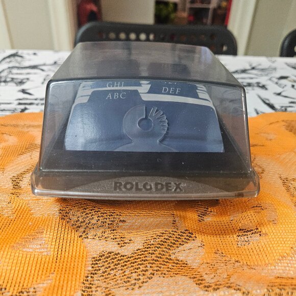 Vintage Rolodex S310C Covered Address Telephone Index Card File Petite Dividers - Picture 2 of 12